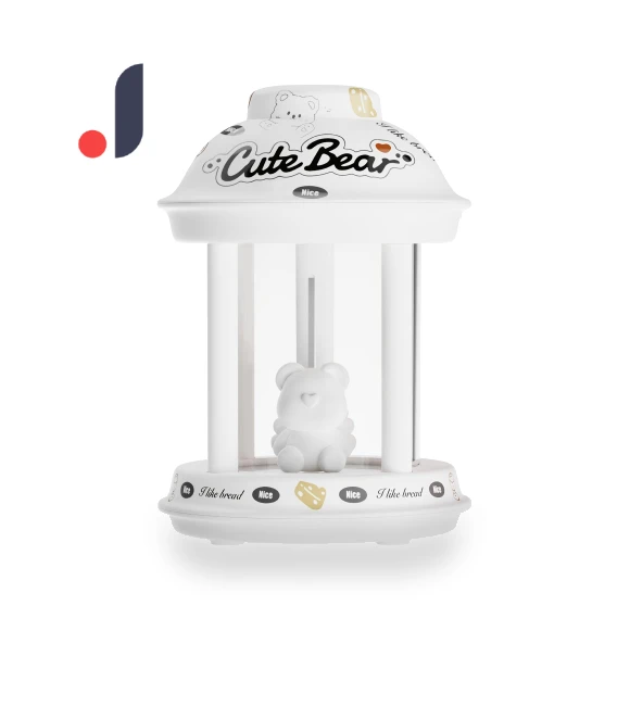 Cute Bear Humidifier with Warm Rainbow Lighting — Air Moisturizers, Living style