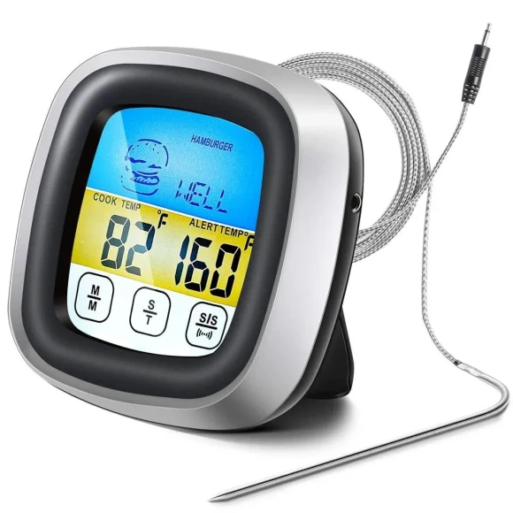 Digital Kitchen Thermometer with Touch Screen — Instant-Read, XYNN