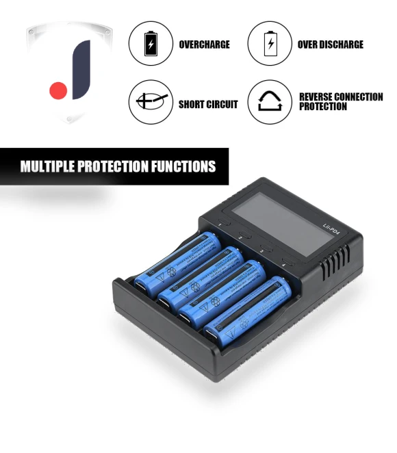 LCD Battery Charger — Chargers, Liitokala