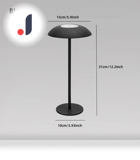 LED Touch Desk Lamp with USB Charging — Desk & Table Lighting, Chic Home