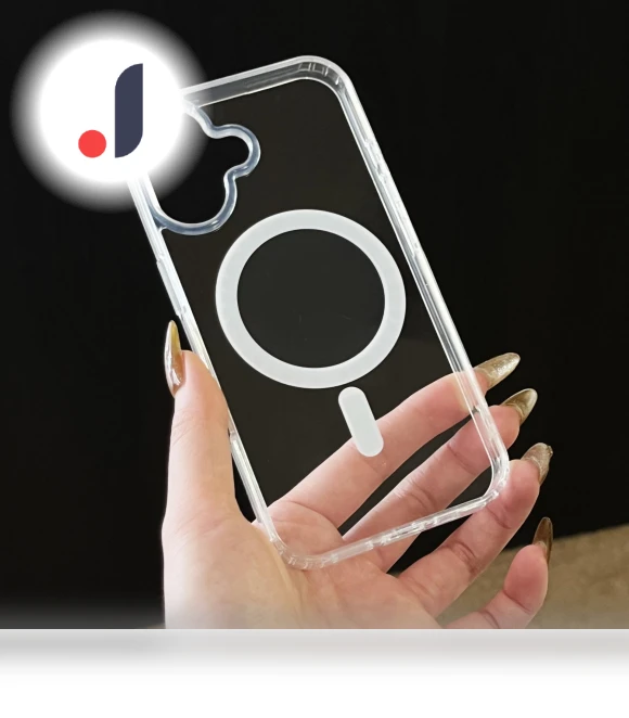 Magnetic Clear Case with Camera Control Touch Buttons — Phone Accessories, Bai Fen Bai Digital