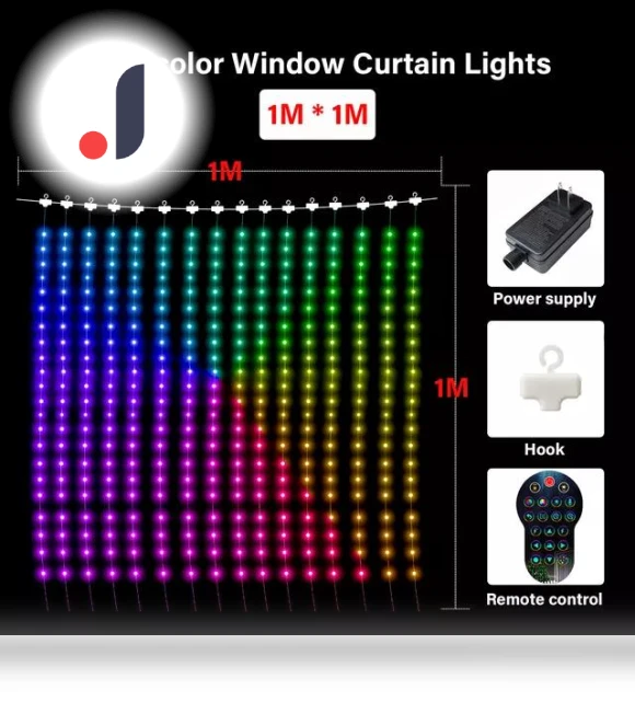 Programmable Smart LED Window Curtain Light — String Lights, YOCOLO