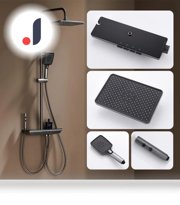 Smart Bathroom Shower System — Showerheads, Harmonious Living Home