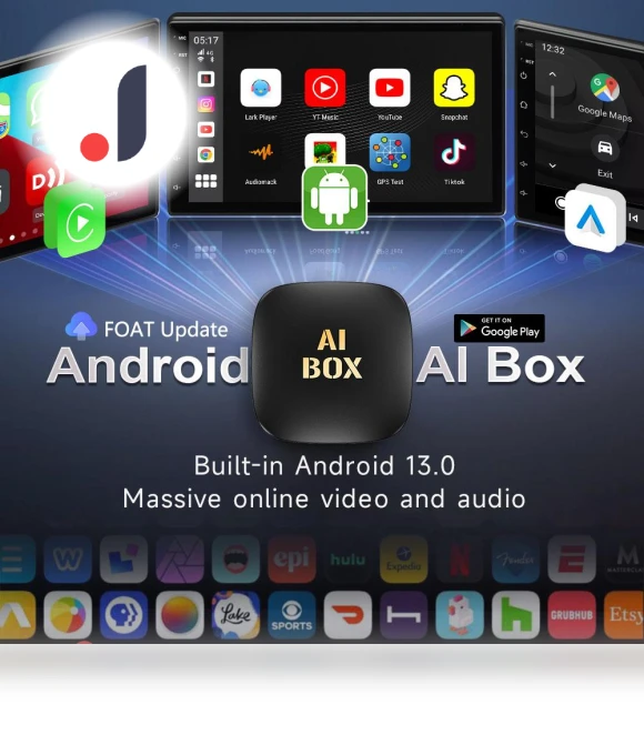 Smart CarPlay Ai Box — Stereo Receivers, Auto Launcher