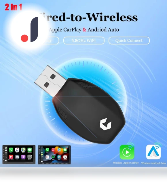 Smart Mini Box Plug and Play WiFi Fast Connect Universal — Car Essentials, Auto Launcher