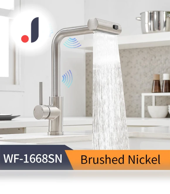 Touch Kitchen Faucet with Three Modes — Smart-Touch Kitchen Faucets, Harmonious Living Home