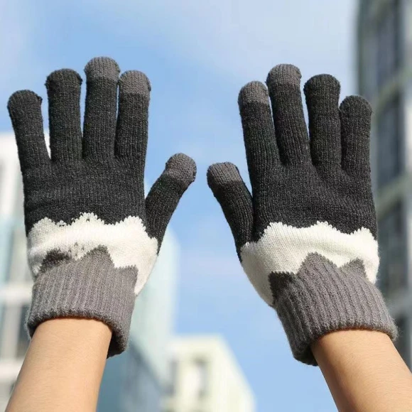 Warm Wool Gloves with Touchscreen — Gloves, CrossCart