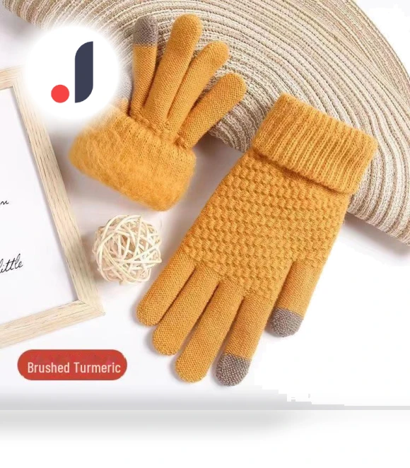 Winter Knitted Touchscreen Gloves — Cold Weather Gloves, Warm Land