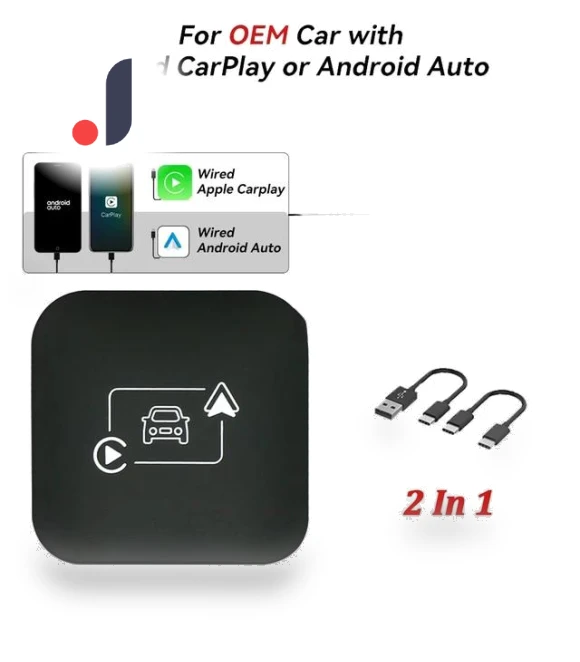 Wireless Android Auto CarPlay TV Box — Car Installation Essentials, JOHO - CarGear
