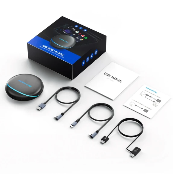 Wireless Carplay AI Box — Stereo Receivers, Auto Accessories Home