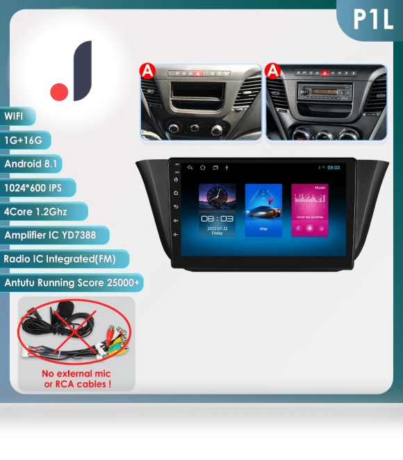AI Intelligent Wireless CarPlay Android Auto Radio — Navigation & GPS Accessories, OSSURET