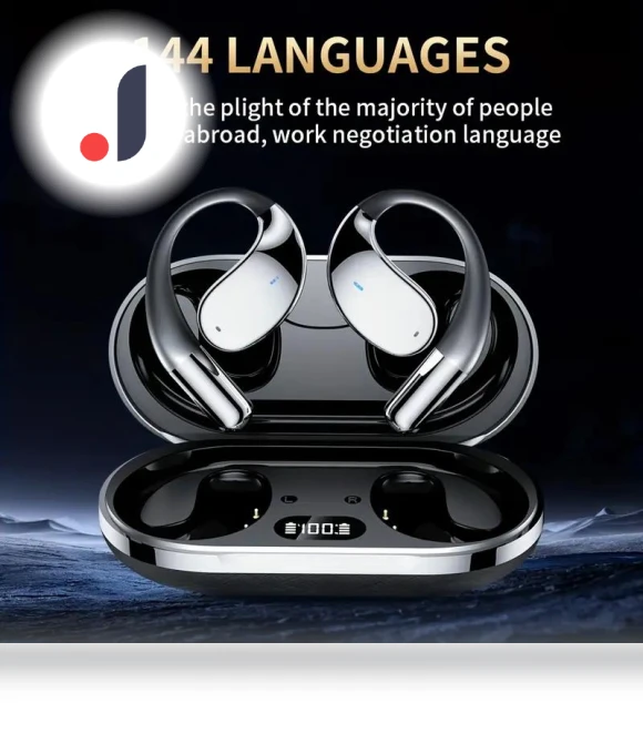 AI Translator Open-Ear Headphones — Over-Ear Headphones, Aloisia