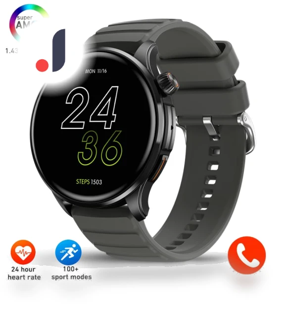 Amoled Touch Screen Smartwatch — Smartwatches, Tiktop2