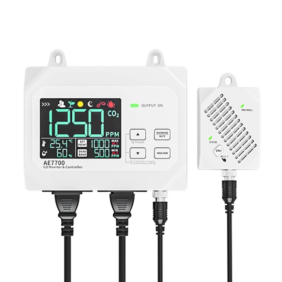 CO2 Monitor and Controller — Air Quality Monitors, KONNWEI