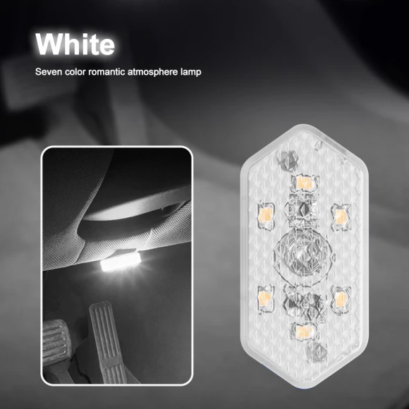 Multicolor Car Night Light with Magnetic Suction — Light Kit, Timeless Home