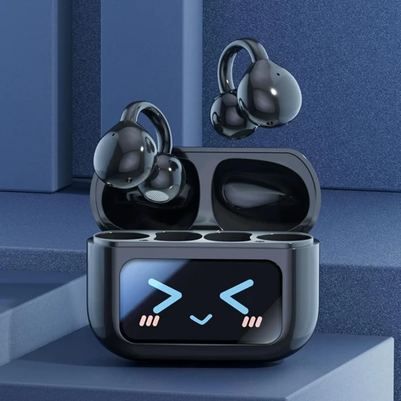 Open Ear Clip-On Wireless Headphones — In-Ear Headphones, Junmaocun