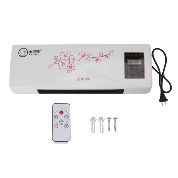 Portable Wall-Mounted Heater Fan — Portable Heating Solutions, Modern Home Furnishing