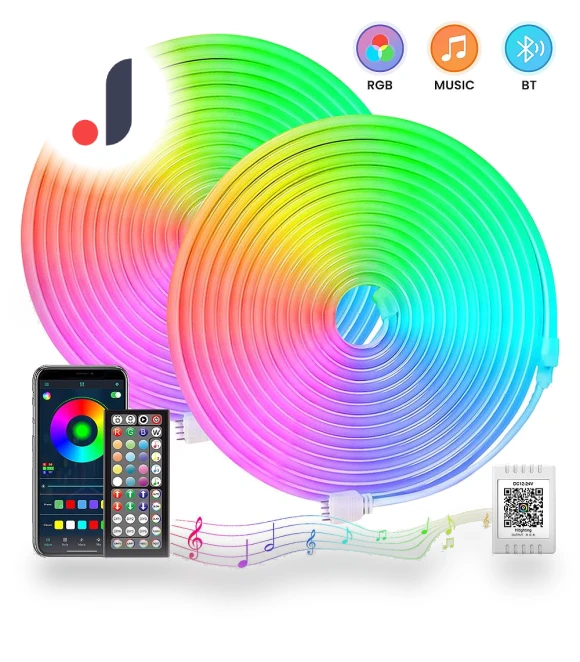 RGB LED Neon Lights — LED Strips, Modern Home Furnishing