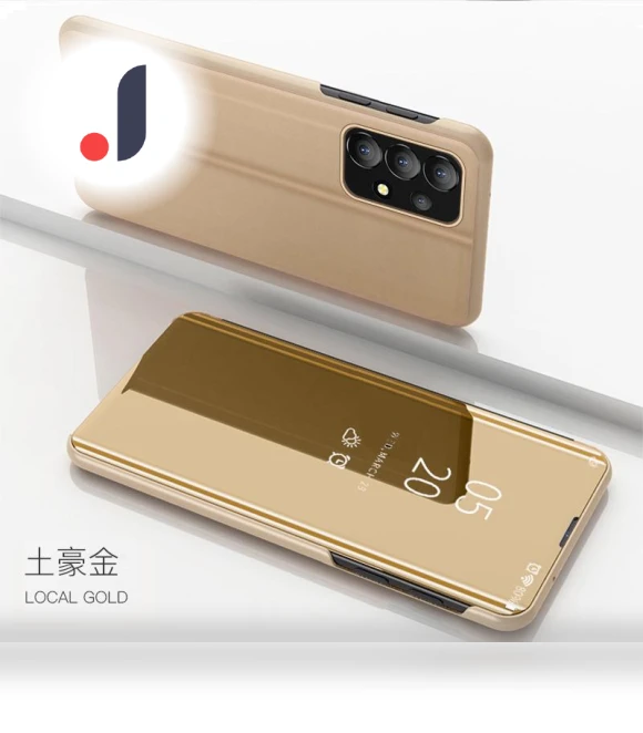 Smart Mirror Flip Phone Case — Screen Protectors, case-A1