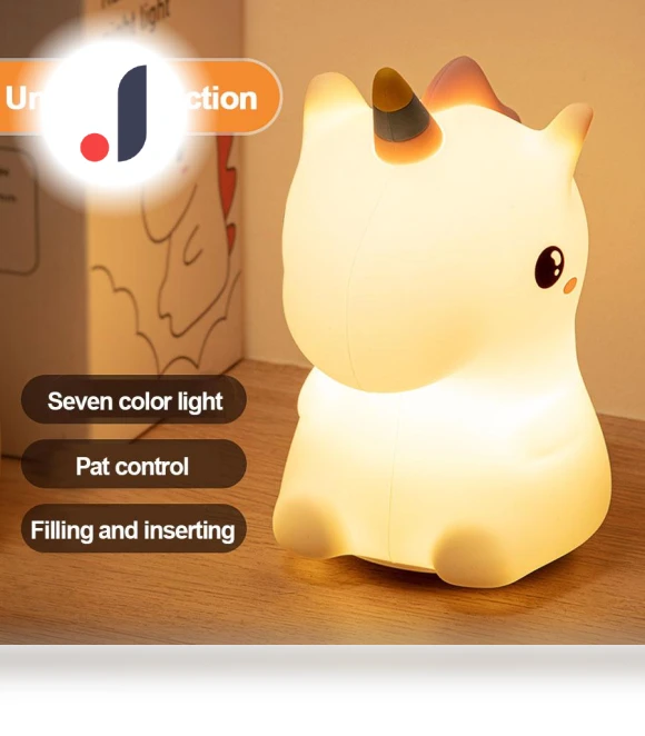 Unicorn Night Light — Kids' Lamps, Modern Home Furnishing