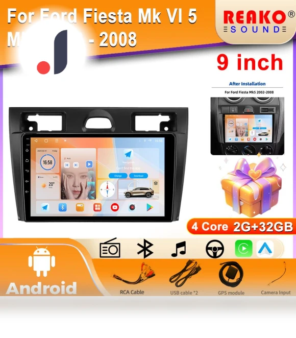 Universal Touchscreen Car Multimedia System — Stereo Receivers, Reakosound