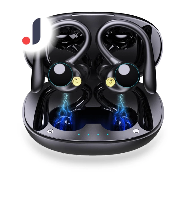 Wireless Sports Bluetooth Earbuds with Noise Cancellation — In-Ear Headphones, Smarter than future