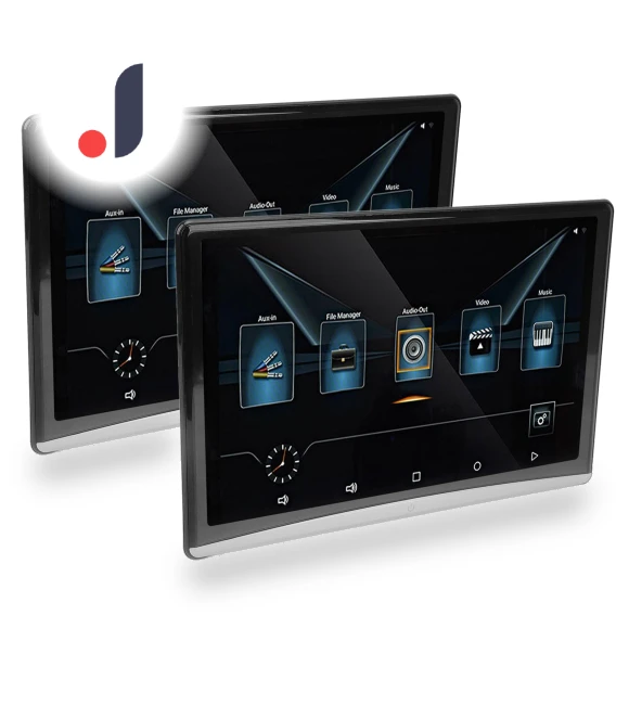 12.4-inch Car Headrest with Touchscreen — In-Car Entertainment Systems, Fishine