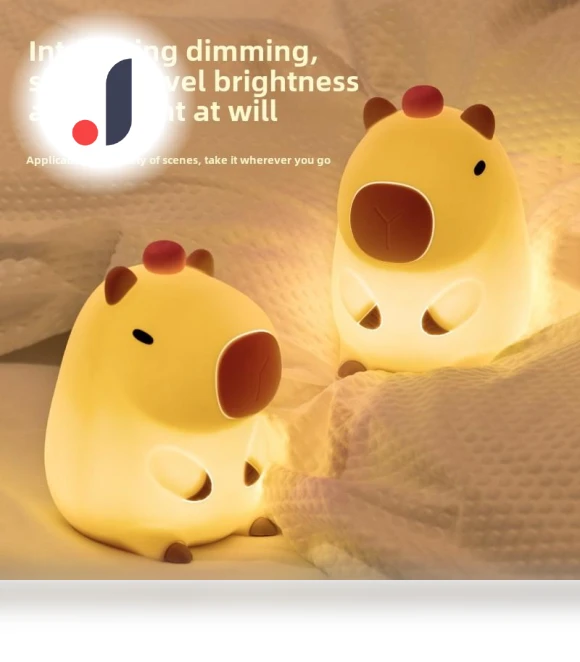 Capybara Night Light — Night Lights, Home Whispers