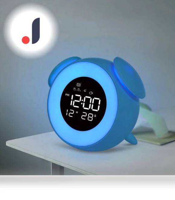 Digital Smart Alarm Clock with Night Light — Alarm, DC-HOME Textile