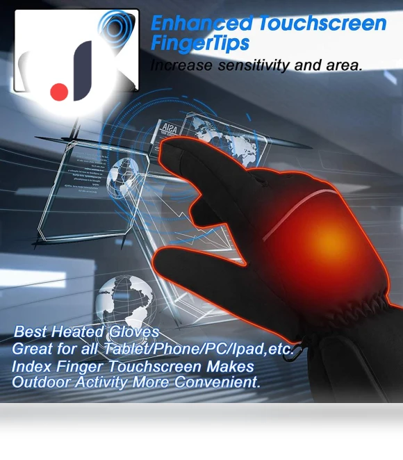 Electric Heated Gloves — Cold Weather Gloves, Koogeelife
