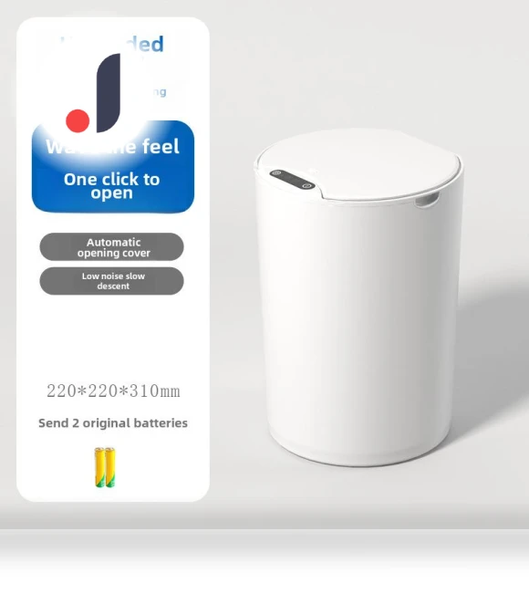 Round Sensor Smart Trash Can — Kitchen Cans, FluxZone
