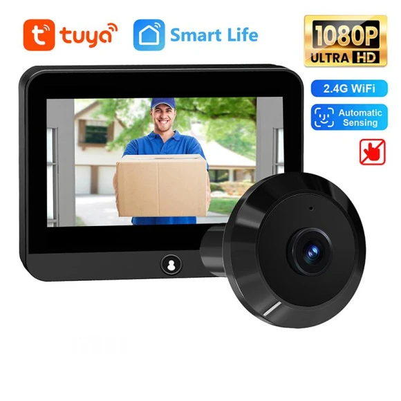 Smart 1080P Wi-Fi Mini Security Camera — Smart Home Security, Qichuanxin