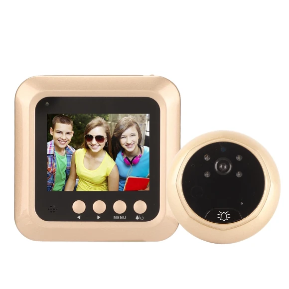 Smart Electronic Cat Eye Door Viewer — Smart Home Security, OutsideWorld