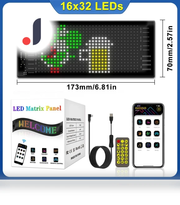 Smart LED Pixel Display — Light Kit, Modern Home Furnishing