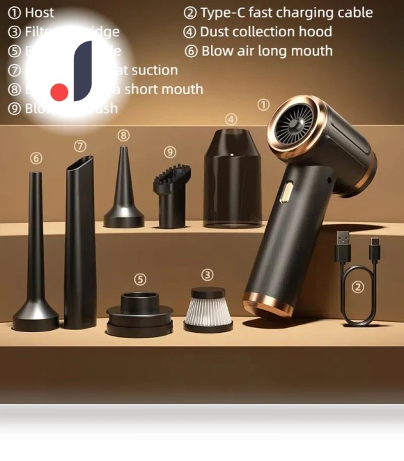 Wireless Car Vacuum Cleaner 5-in-1 — Vacuums, Chic Interiors