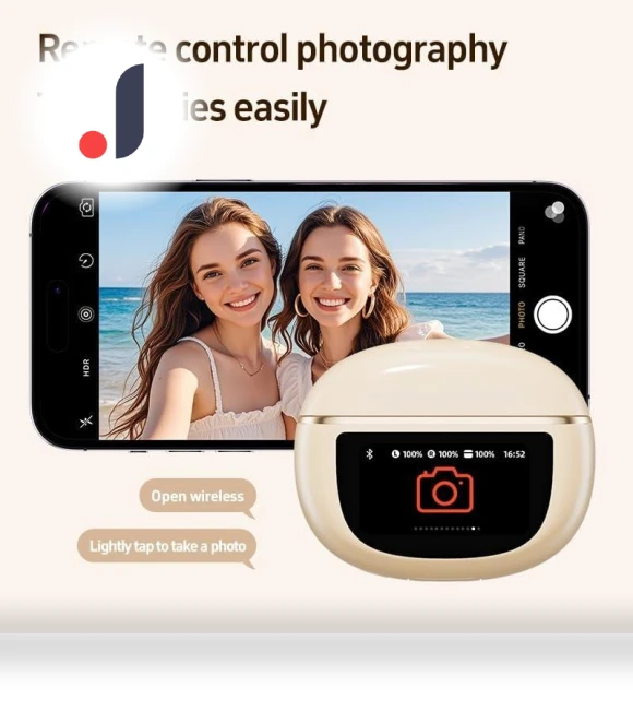 Wireless Earbuds with AI Translation — Language Translators, Junmaocun