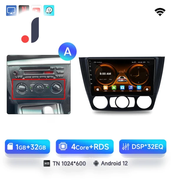 AI Voice Wireless CarPlay Android Auto Radio — Navigation & GPS Accessories, AutoSphere