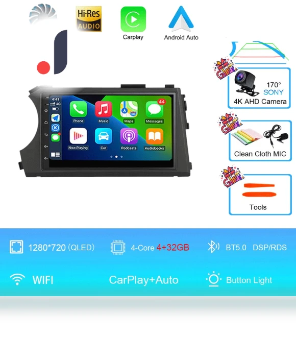 Android 14 HD 7-inch Touchscreen Multimedia Car Radio — Stereo Receivers, AutoSphere