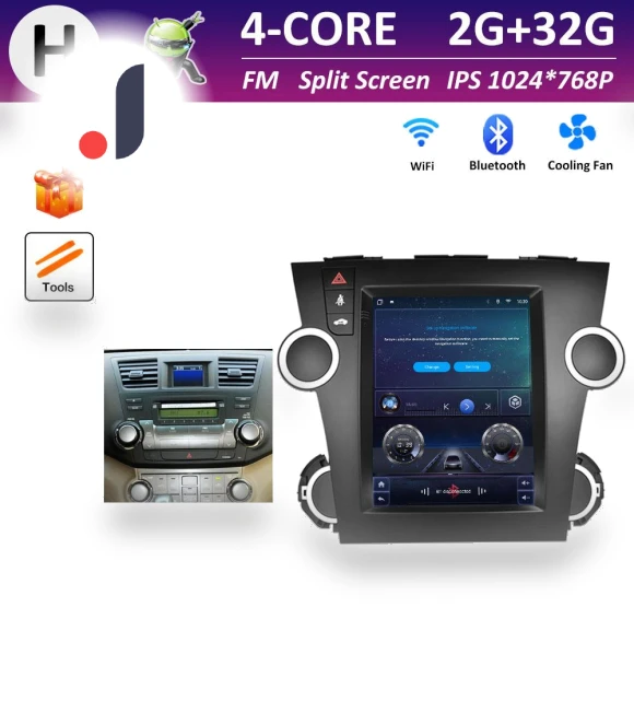 Android Smart System for Toyota Highlander — Navigation & GPS Accessories, AutoSphere