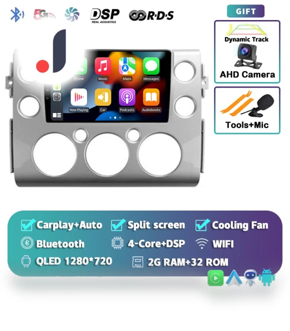 Android14 Car Radio for Toyota FJ Cruiser — Navigation & GPS Accessories, AutoSphere