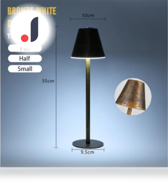 Metal Desk Lamp with Touch Dimming — Desk & Table Lighting, paraiclukl