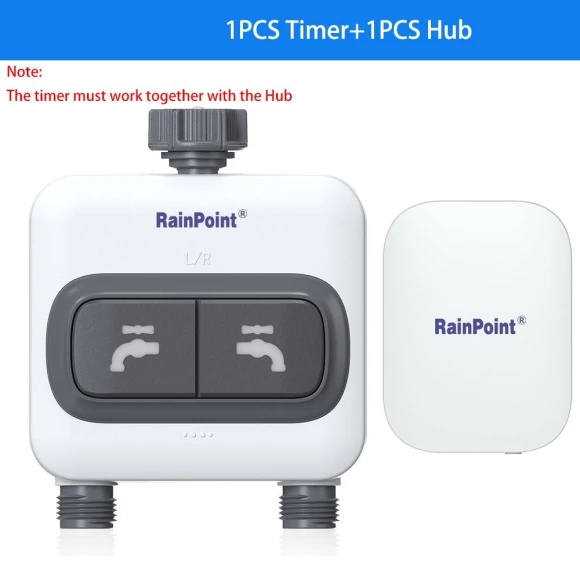 Smart 2 Zone Watering Timer — Controllers, RainPoint