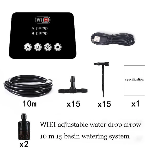 Smart Double Pump Plant Watering Controller — Controllers, COOKING-MALL