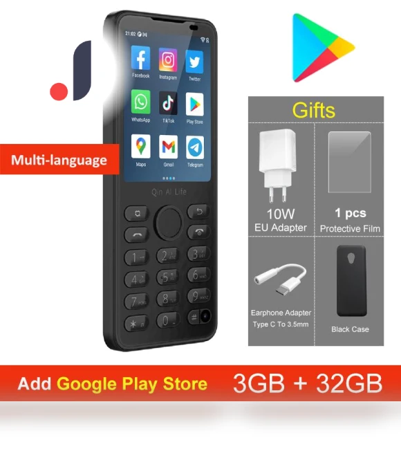 Smartphone with Touch Screen — Mobiles, QIN