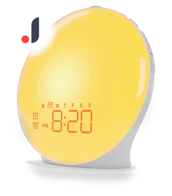 Sunrise and Sunset Simulation Lamp with White Noise — Alarms & Clocks, Best Electronics