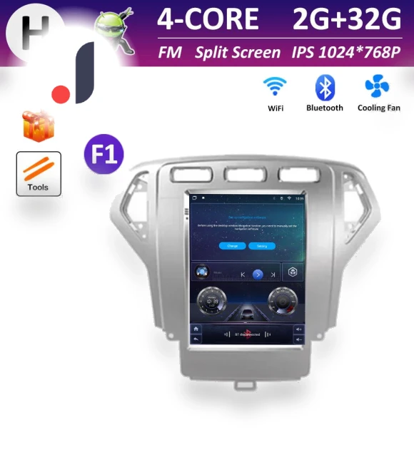 Wireless Carplay Bluetooth Multimedia Video Player — Stereo Receivers, AutoSphere