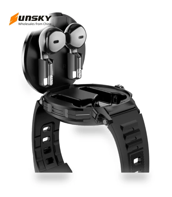 2-in-1 Bluetooth Earphone Smart Call Watch — Smartwatches