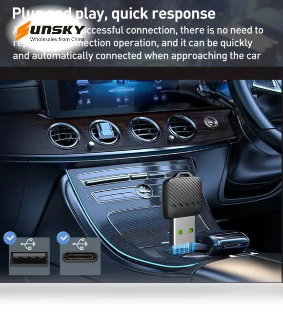 CarPlay and Android Auto Wired to Wireless Adapter — Phone Accessories