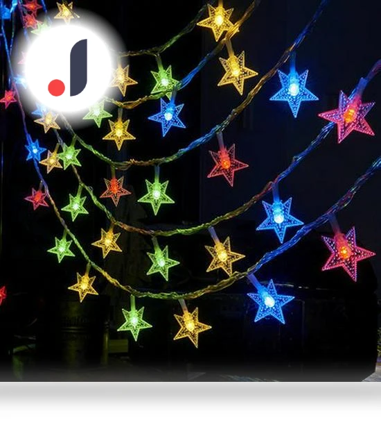 LED Star and Moon String Lights — String Lights, AI Market