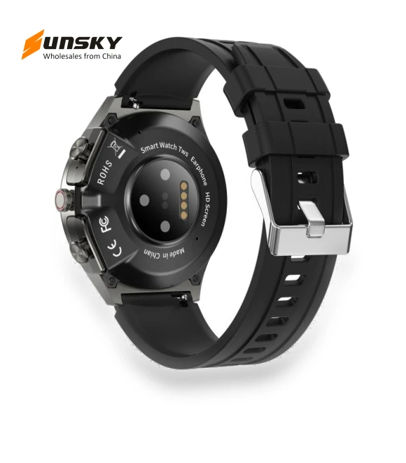 Smart Watch with Bluetooth Earphones — Wearable Accessories